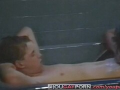 Young men fuck in bed and in a hot tub - Vintage Gay Porn - SMOOTH MOVES (1991) Thumb