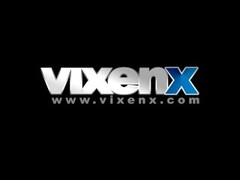 vixenx - Petite teen Alexis in pantyhose footjob and sex Thumb