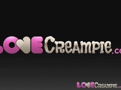 Love Creampie Pert little cock-loving nymph gets casting anal creampie Thumb