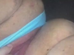 BBW playing with her tight pussy and an 8 inch dildo Thumb