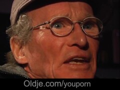 70 years old guy huge cock fucking cutie girl on blind date Thumb