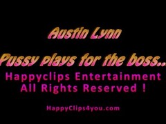 Austin Lynn pussy plays Thumb