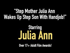 Step Mother Julia Ann Wakes Up Step Son With Handjob! Thumb