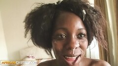 Cute Black Beauty Facial After Rough Anal Casting Thumb