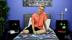 Morgan Miles Strokes His Long Cock Despite Being Shy Thumb
